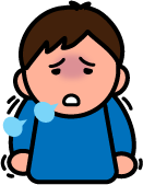 風邪・インフルエンザの症状のイラスト