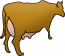 動物のイラスト　牛